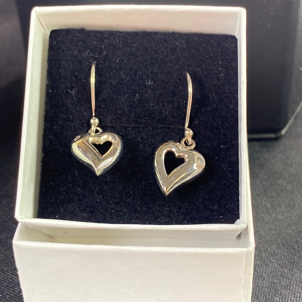 Sterling Silver Heart Earrings